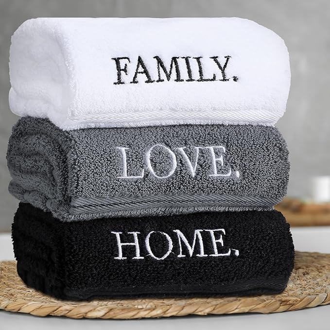 3 Pcs Farmhouse Decorative Hand Towels