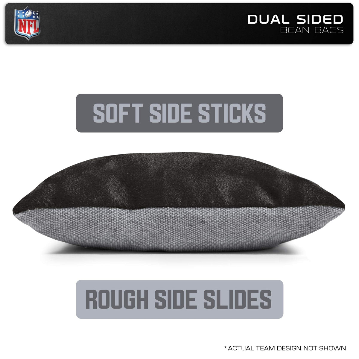 Wild Sports NFL Detroit Lions 8pk Dual Sided Bean Bags, Team Color