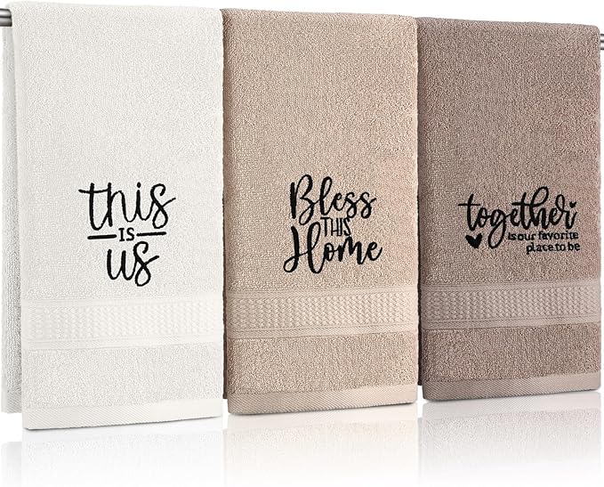 3 Pcs Farmhouse Decorative Hand Towels