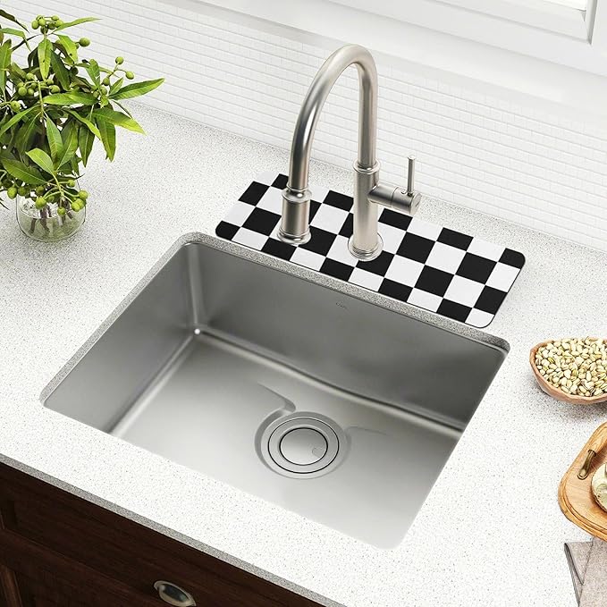 Kitchen Sink Splash Guard 1 PC 30 Inch Sink Faucet Mat Splash Guard