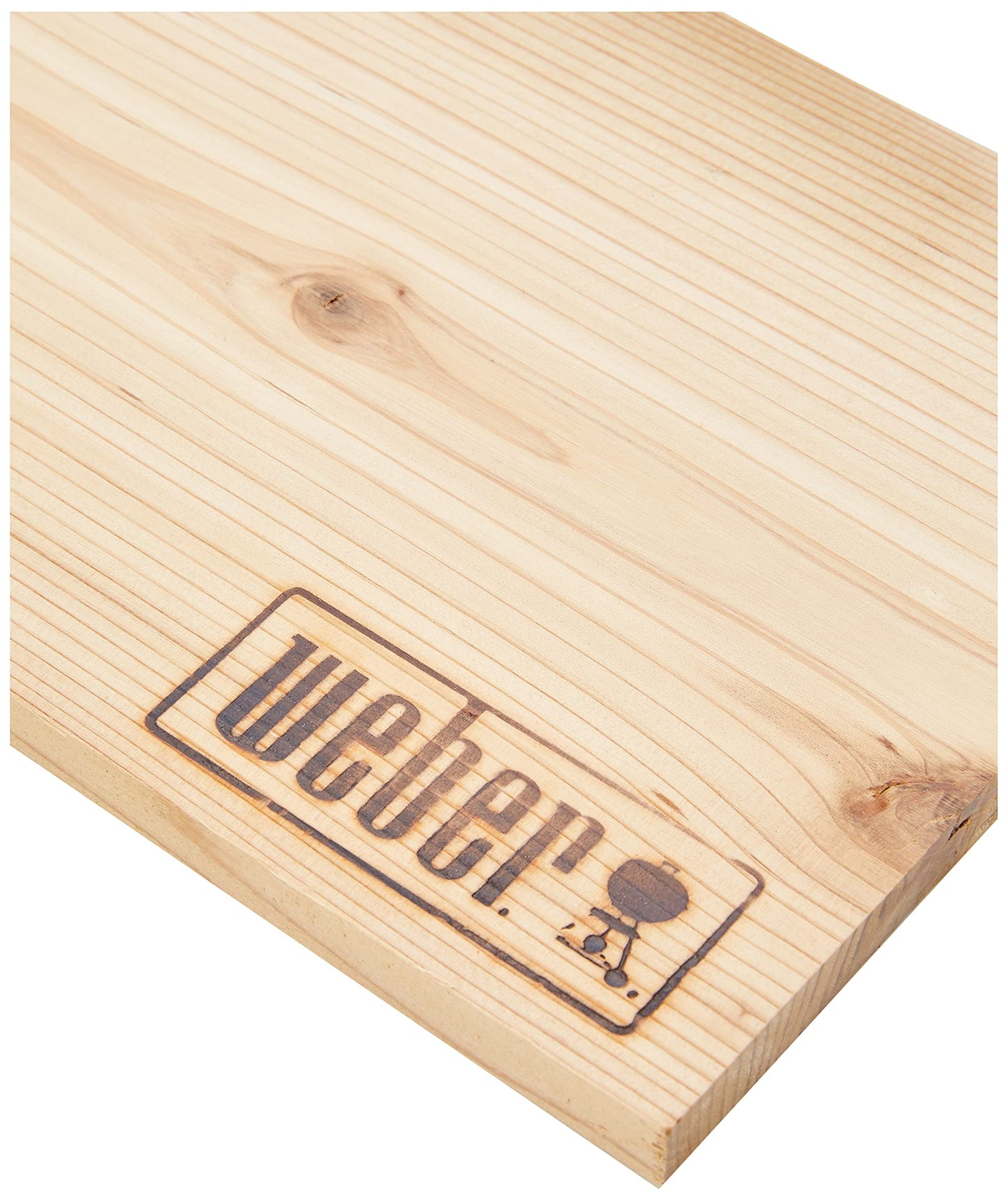 Weber Cedar Wood Smoking Planks - Large (40 x 15cm), 2-Pack, Sweet, mild Aroma, Ideal for Cheese, Vegetables, Fish, and Poultry, Made from Natural Wood Species (17831)