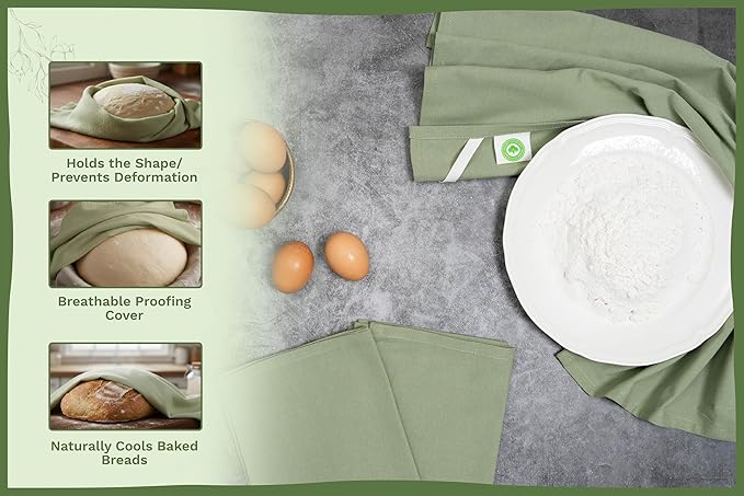 Sage Green Flour Sack Tea Towels