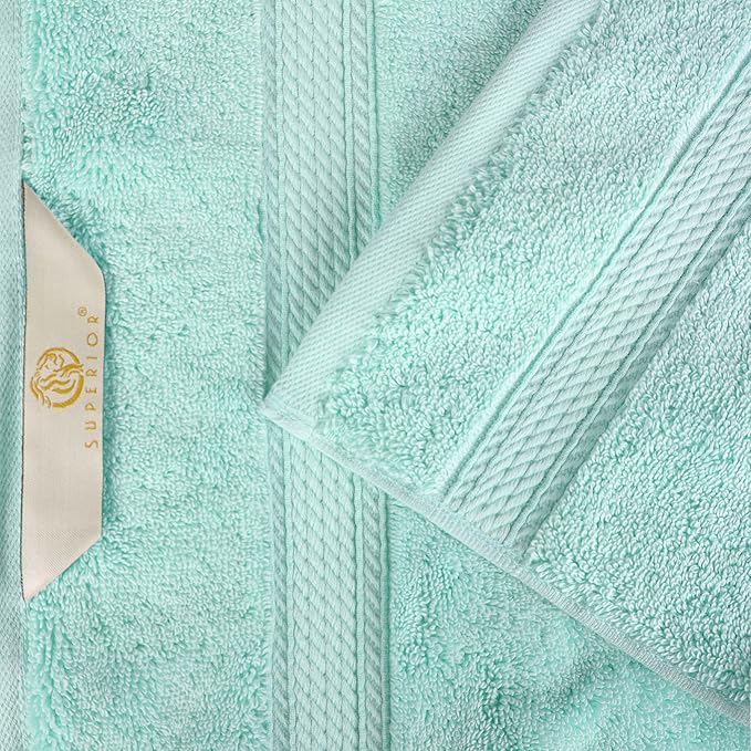 SUPERIOR Egyptian Cotton Pile Bath Sheet Set of 2, Ultra Soft Luxury Towels