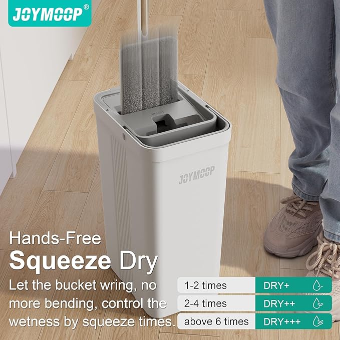 JOYMOOP Mop and Bucket with Wringer Set