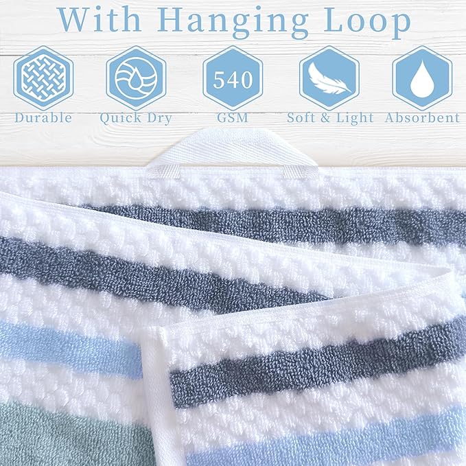 Striped Bath Towels