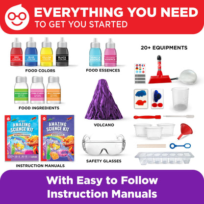 Doctor Jupiter My First Amazing Science Kit for Kids Ages 4-5-6-7-8 Ideas for 4+ Year Old Boys & Girls | Learning & Educational Projects | STEM Toy with 100+ Experiments