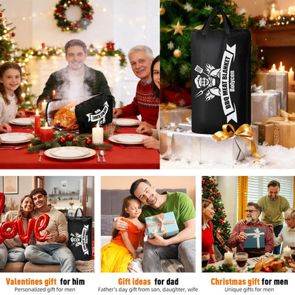 Upgraded BBQ Blanket for Resting Meat - Air Fryer Kitchen Camping Baking Party Essential -Smoker Accessories Brisket Blanket - Insulated Meat Resting Bag with Wide Mouth for Steak/ Pork Shoulder/ Turkey - Birthday Anniversary BBQ Accessories Grilling Gift