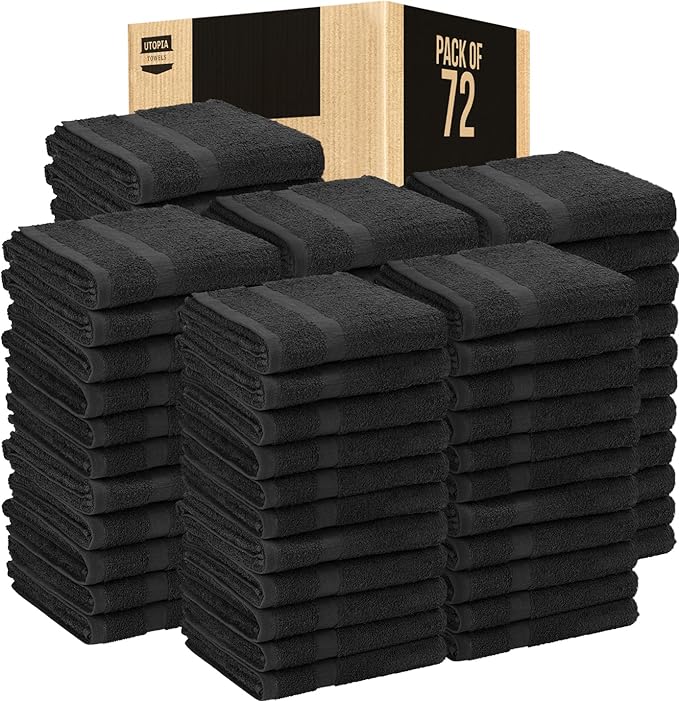 Utopia Towels Black Salon Towels, and Home Hair Care
