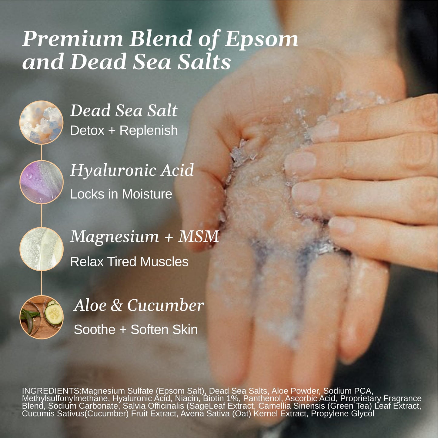 Relax Spa & Bath, Epsom & Dead Sea Salts, Aromatherapy Bath Salts for Hot Tub, Bath, or Spa, Infused with Magnesium, Joint Therapy