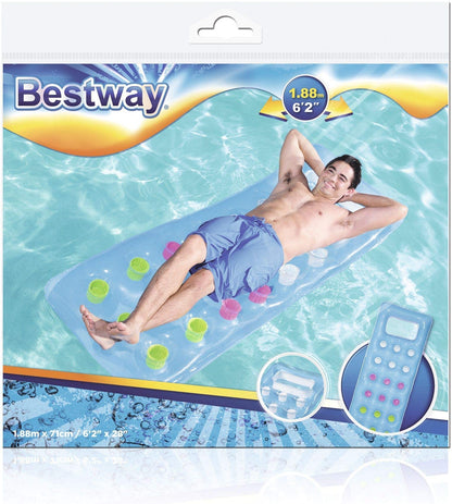 Bestway Fashion Lounge Air Mattress with Window 188 x 71 cm Assorted Colours