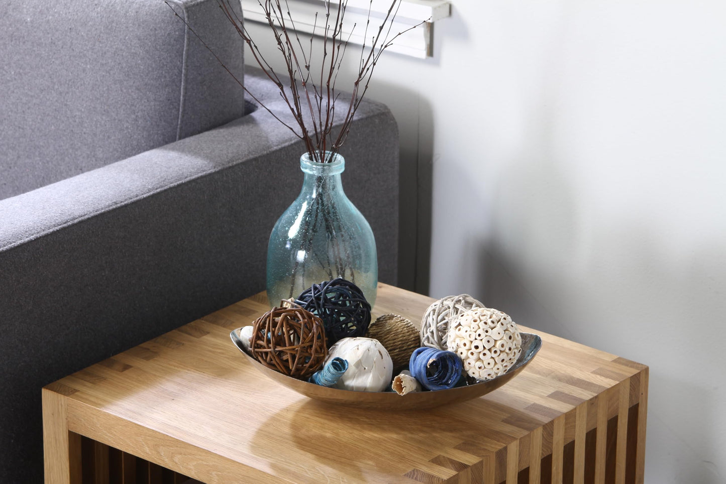 Hosley Hammered Stainless Steel Oval Bowl – 13.5” Decorative Centerpiece for Candles, Orbs, Potpourri & Table Styling | Modern Home & Event Décor