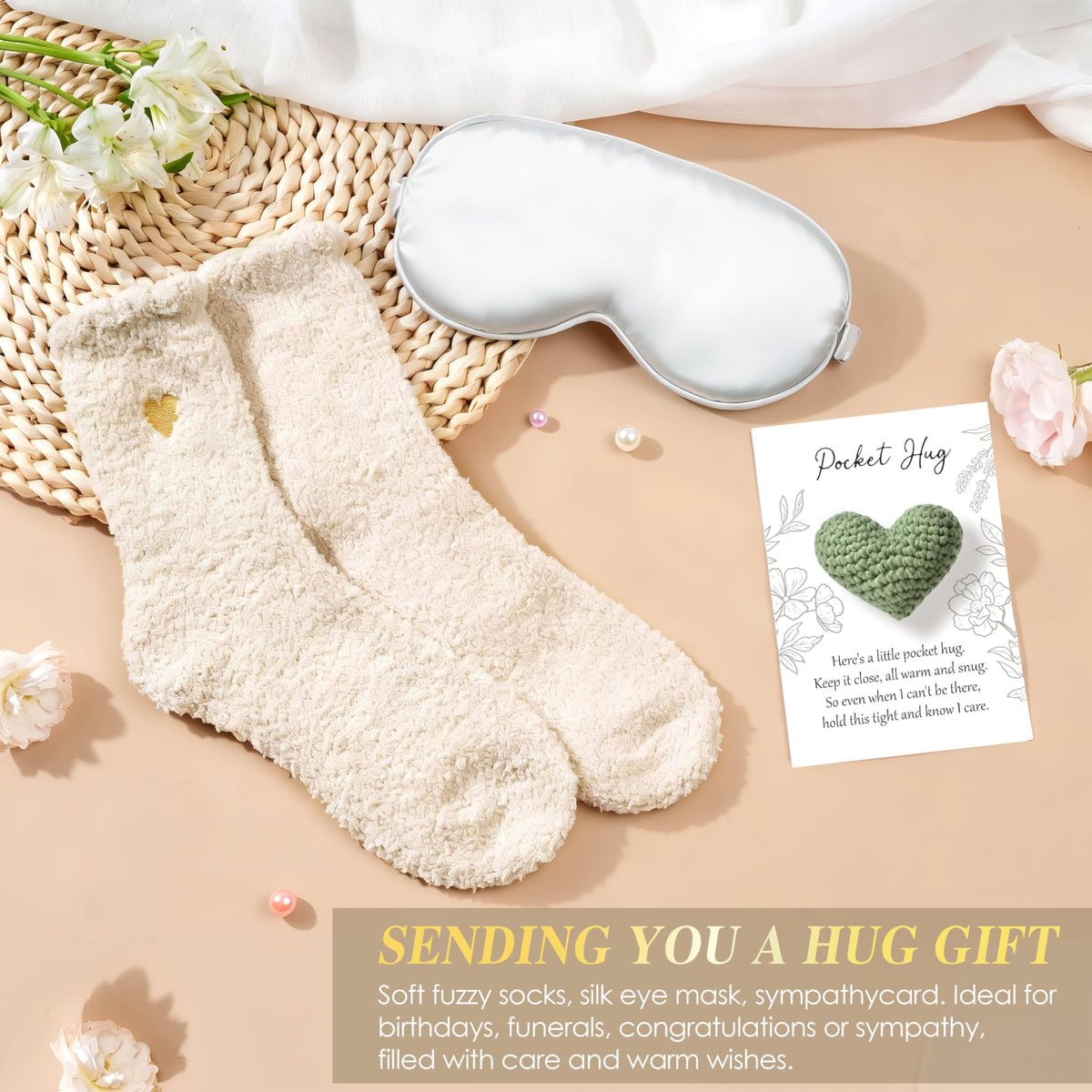 Self Care Gifts for Women, 16PC Get Well Soon Gift Baskets for Women After Surgery, Mothers Day Birthday Gifts Spa Care Package w/ Flannel Blanket, Sympathy Inspirational Thinking of You Gift Baskets