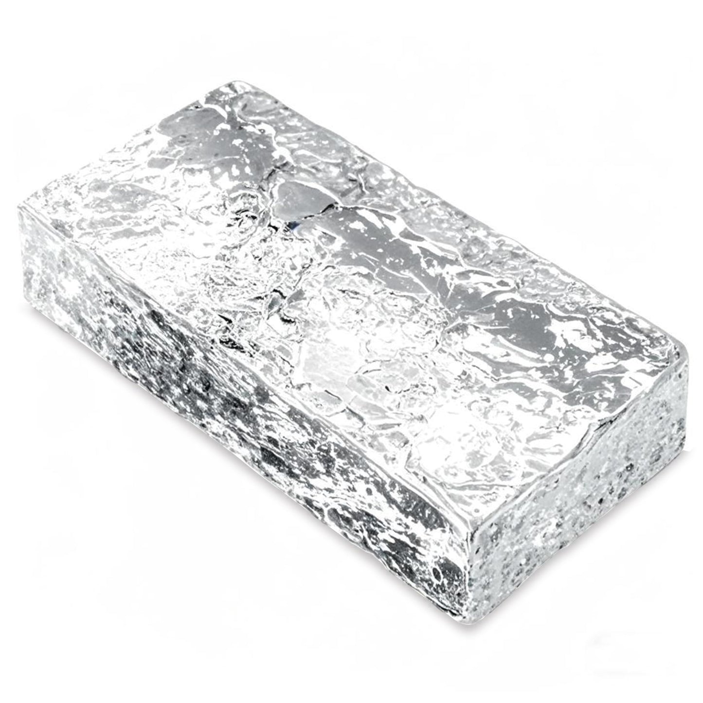 1 Pack-7.9"x3.9"x2" High Transparency ice Crystal Patterned Rectangular Solid Glass Brick - Used in Building Fields Such as Wall partitions, as Well as for DIY Lighting fixtures, DIY Tables etc