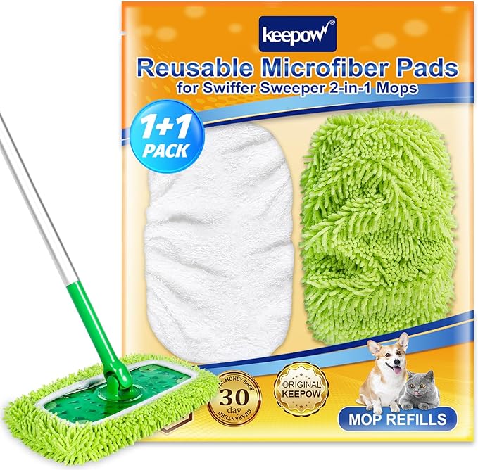 KEEPOW Reusable Dry Sweeping Cloths Compatible
