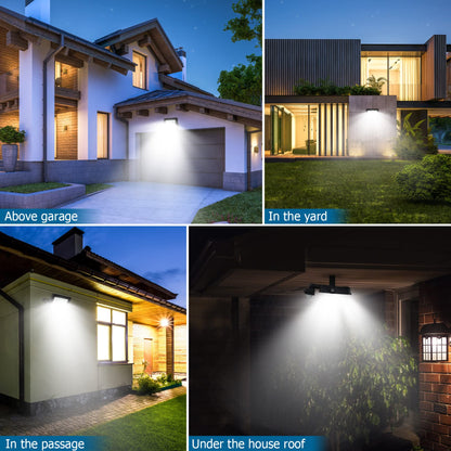 Totofac Motion Sensor Outdoor Security Light, 30W LED Floodlights with PIR Sensor, IP66 Waterproof Motion Sensor Outdoor Wall Light for Garden, Backyard, Garage, Doorways,6000K Daylight White