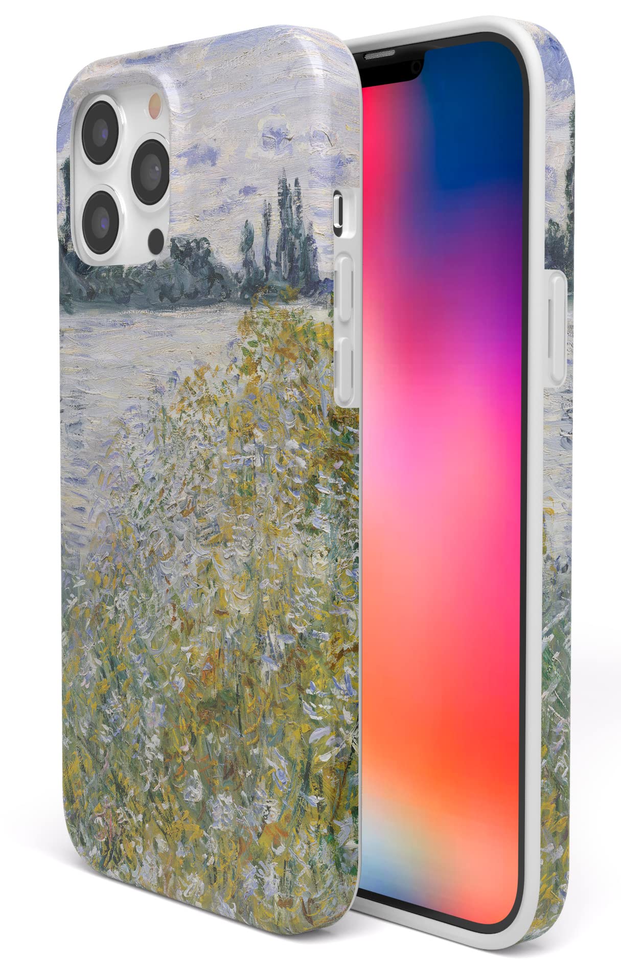Casely iPhone 13 Pro Max Case | Here Comes The Sun | Colorblock Sunset | Classic Ultra Slim Case Design