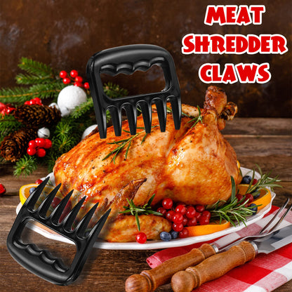 ROMANTICIST 27pcs Heavy Duty Grilling Gifts for Men Dad Fathers Day, Extra Thick BBQ Accessories Tools Set, Stainless Steel Grill Utensils Kit with Meat Claws, Canvas Bag for Outdoor Camping Silver