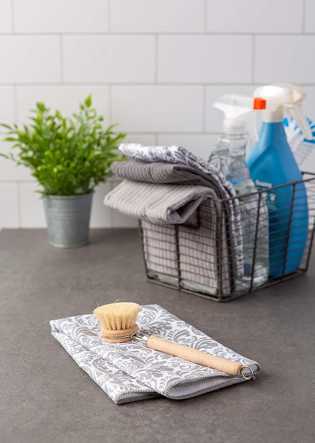 DII Cleaning Collection Multi-Purpose Microfiber, Dishtowel Set