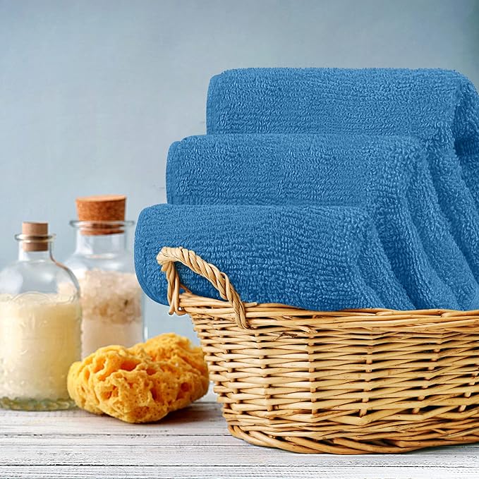 Utopia Towels Wash Cloths Set, 12 by 12 Inches, 100% Cotton Ring Spun, Highly