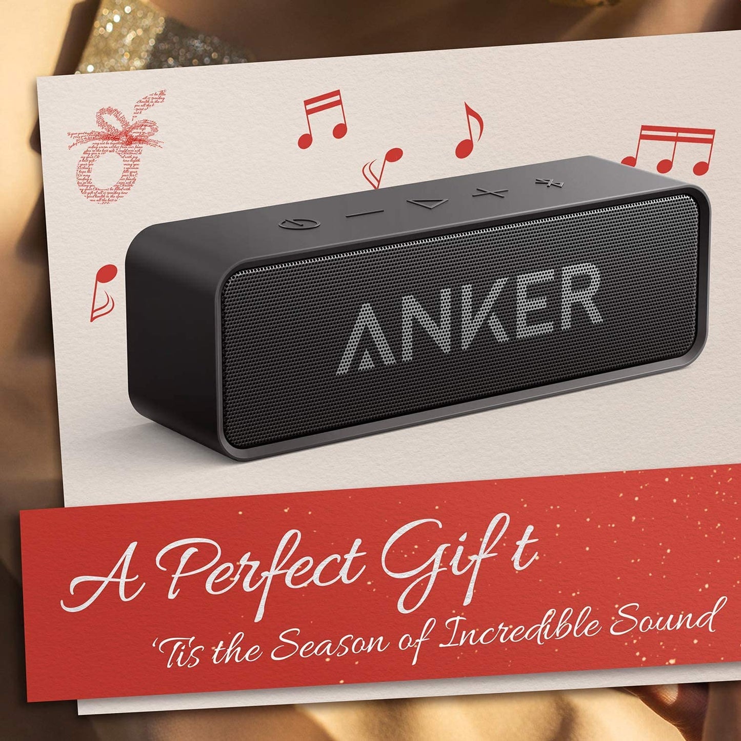 Anker Soundcore Bluetooth Speaker Upgraded Version with 24H Playtime, IPX5 Waterproof, Stereo Sound, 66ft Bluetooth Range, Built-In Mic, Portable Wireless Speaker for iPhone Samsung