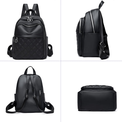 Travistar Backpack Womens Fashion Rucksack Bag PU Leather Backpack for Women Ladies Backpacks Anti Theft Casual Daypack for Leisure, Travel, School (Black)