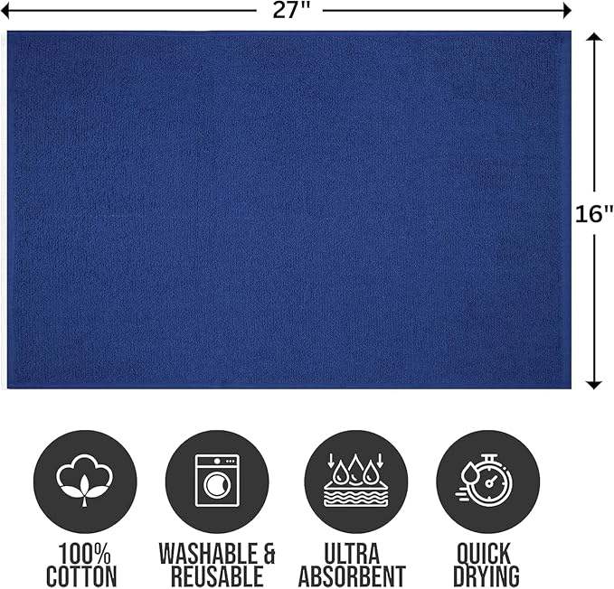 24 Pack Premium Hand Towels – 100% Cotton, Soft & Highly Absorbent – 16x27