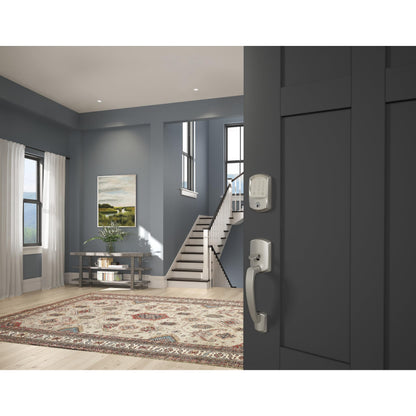Schlage Encode Smart WiFi Deadbolt Lock for Front Door - Keyless Entry with App or Touchscreen - Works with Alexa, Hey Google, & Airbnb - Create Codes for Guests - Matte Black