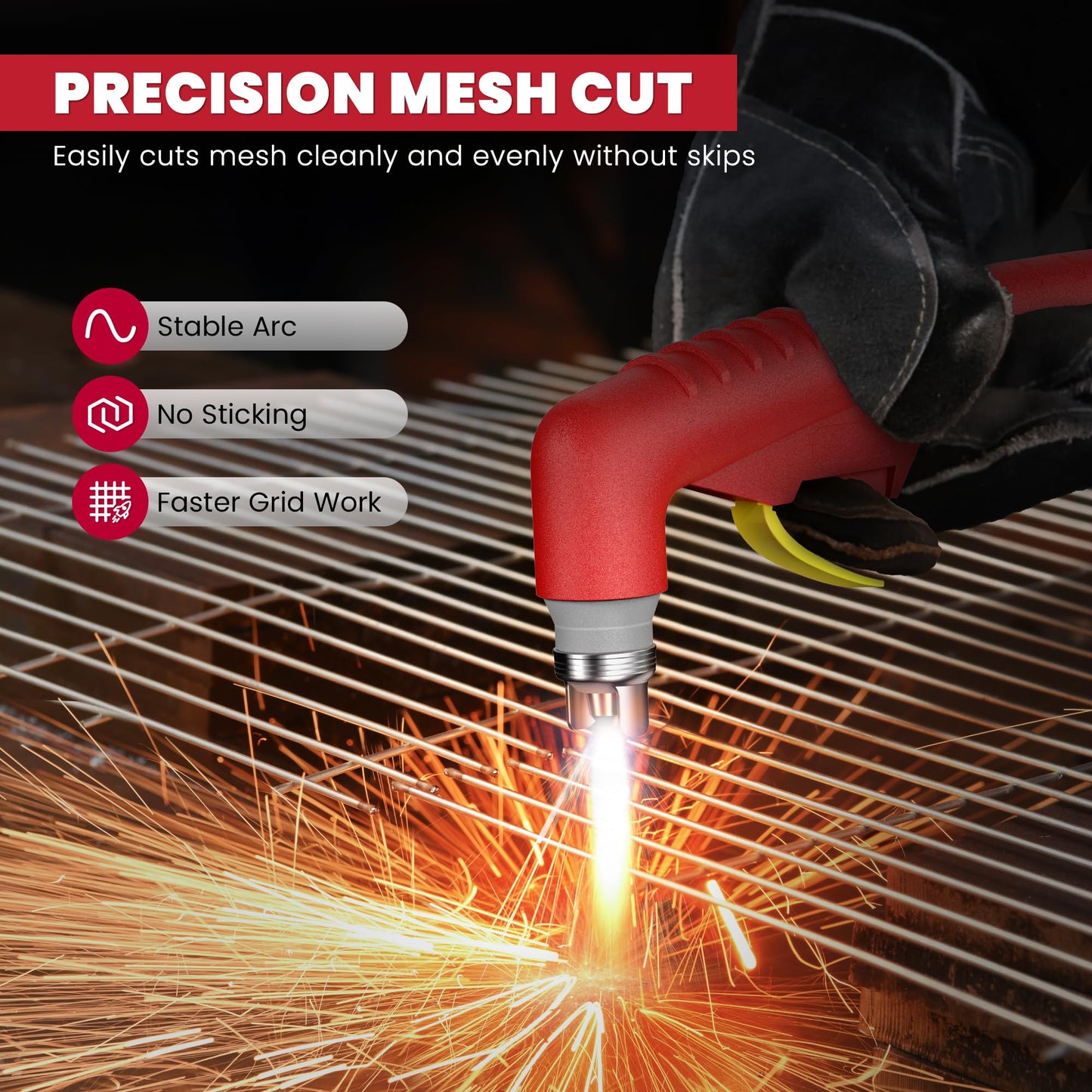 bestarc Plasma Cutter, [Blow Back Pilot Arc][Large LED][Air Sensor] 50A Non-HF CNC bestarc Plasma Cutter Machine 110V/220V Dual Voltage, 5/8" Clean Cut 1" Max Cut, Post Flow, 2T/4T for Beginners DIY