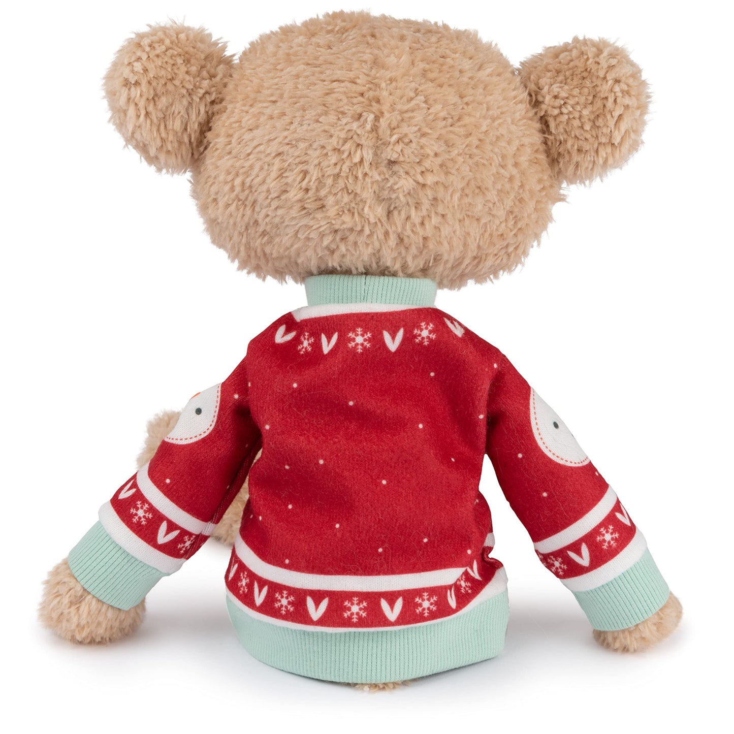 GUND Toothpick with Holiday Sweater, Classic Teddy Bear Stuffed Animal for Ages 1 and Up, Beige/Red/White, 15”