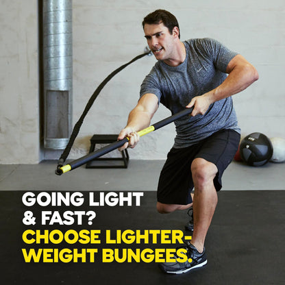 TRX Training Rip Training Resistance-Cord Attachment, Resistance-Training Exercise Equipment for Home Workouts, Bungee Fitness Cord, (Heavy), (25 lbs)