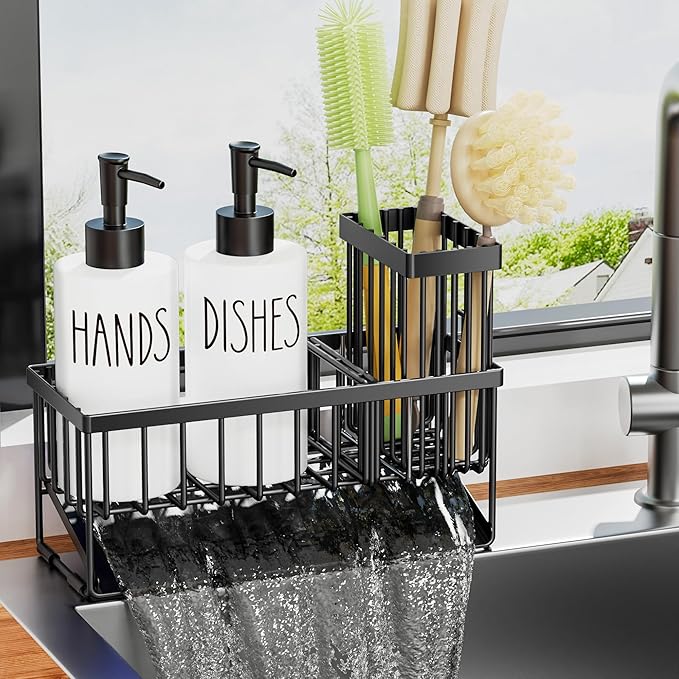 MASADI Kitchen Dish Soap Dispenser Set
