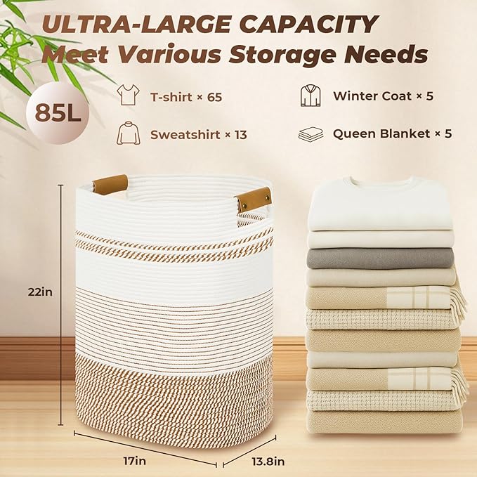 Laundry Basket with Handles