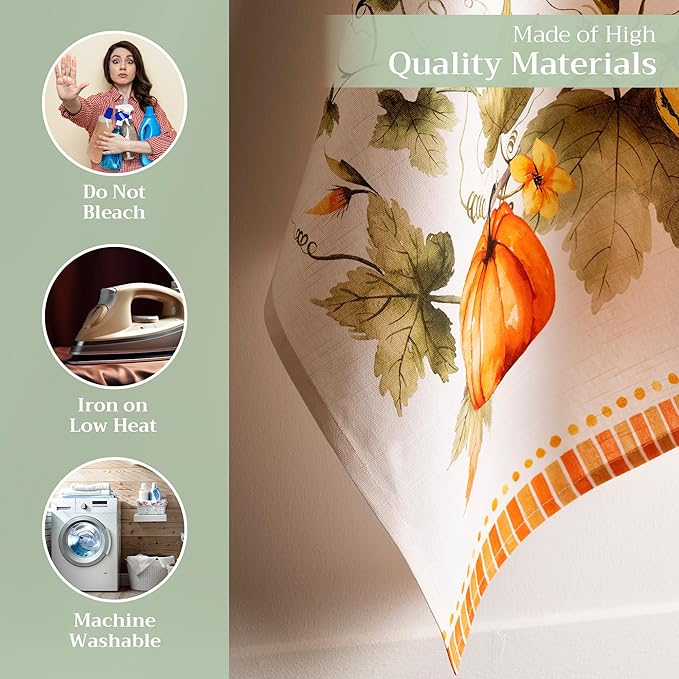 Maison d' Hermine Kitchen Towels Set of 3 100% Cotton 20" x 27.5" Reusable