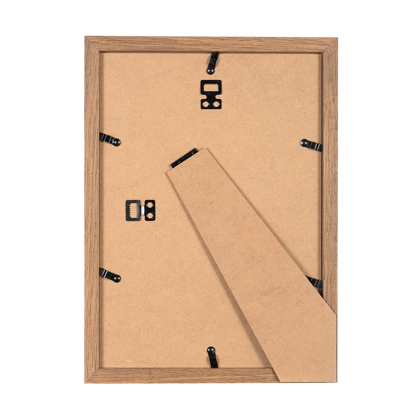 Brown Wooden Picture Frame A4 with Mount,Set of 3,A4 Picture Frame,A4 Poster Frame,certificate frame,Freestanding and Wall Mountable