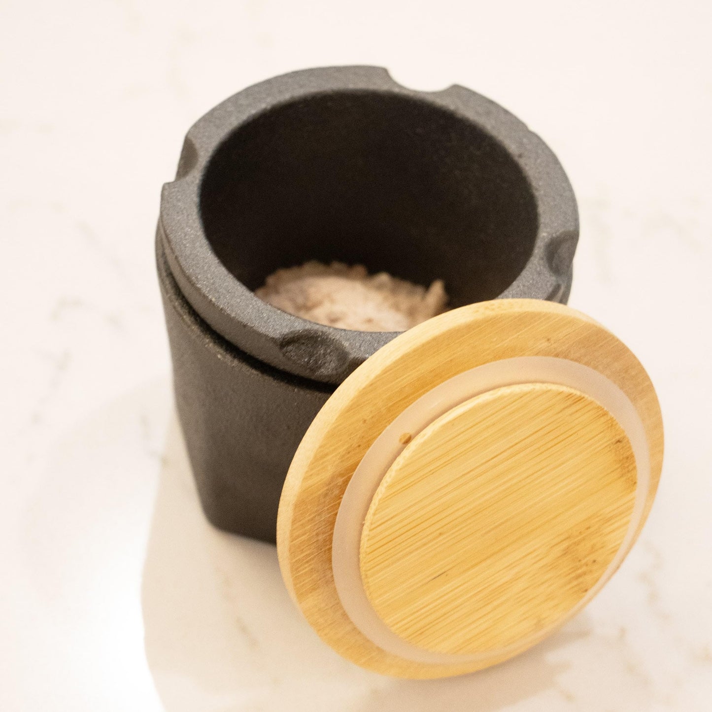 Lehman's Cast Iron Spice Grinder 3-Piece Set, Heavy Duty Manual Spice Mill for Fresh Herbs Salt Pepper and More, Durable Easy-to-Use Kitchen Tool