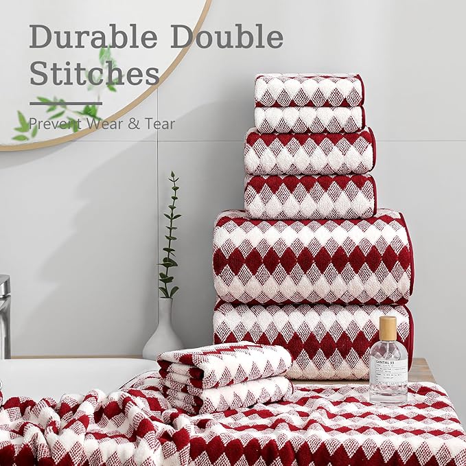 4 Piece Bath Towel Set Oversized Bath Sheet 35"x70" Bathroom Towel Extra Large