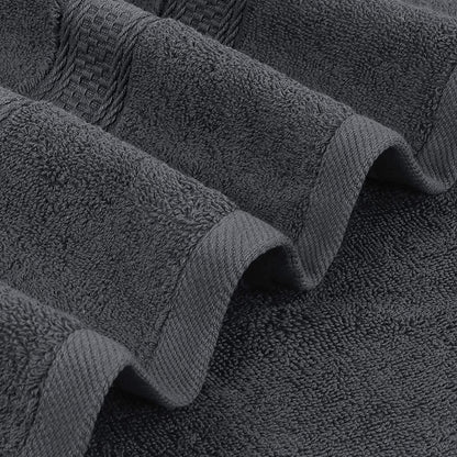 Utopia Towels - 4 Piece Bath Towels Set (69 x 137 CM) - Premium 100% Ring Spun Cotton - Quick Dry, Highly Absorbent, Soft Feel Towels, Perfect for Daily Use (Grey)