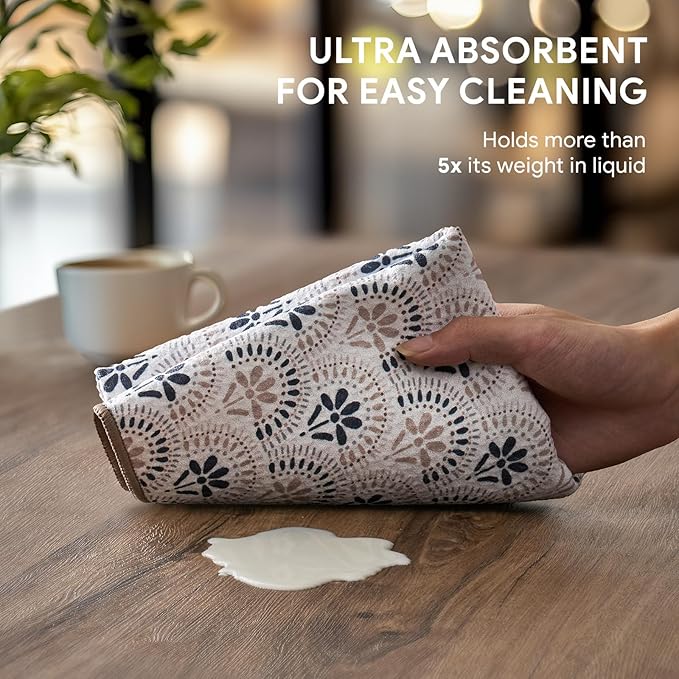 RECYCO Waffle Kitchen Towel Set of 2