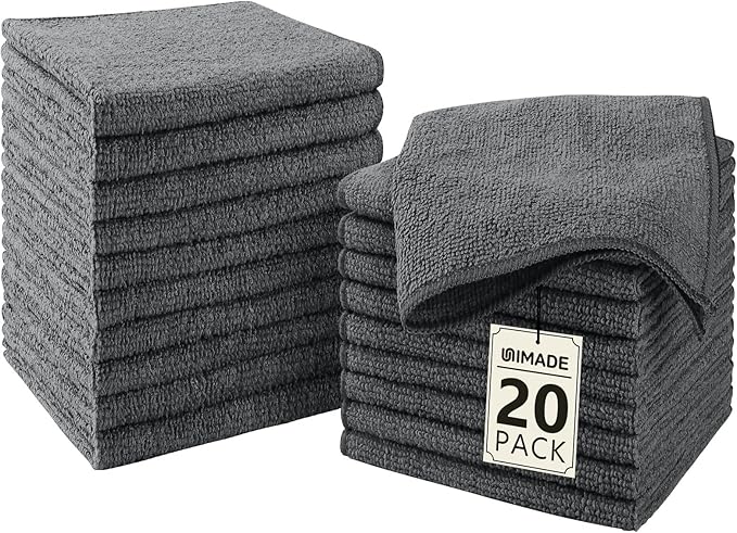 Washcloths - 20 Pack - Face Towels, Highly Soft Wash Cloths and Hand Towels