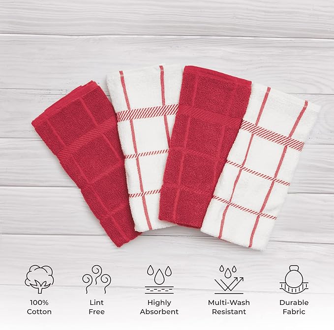 100% Cotton Terry Dish Cloth & Dish Towel