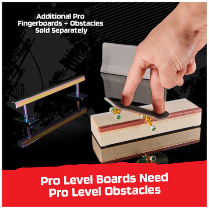 TECH DECK, April Pro Series Finger Board with Storage Display, Built for Pros; Authentic Mini Skateboards, Kids Toys for Ages 6 and up