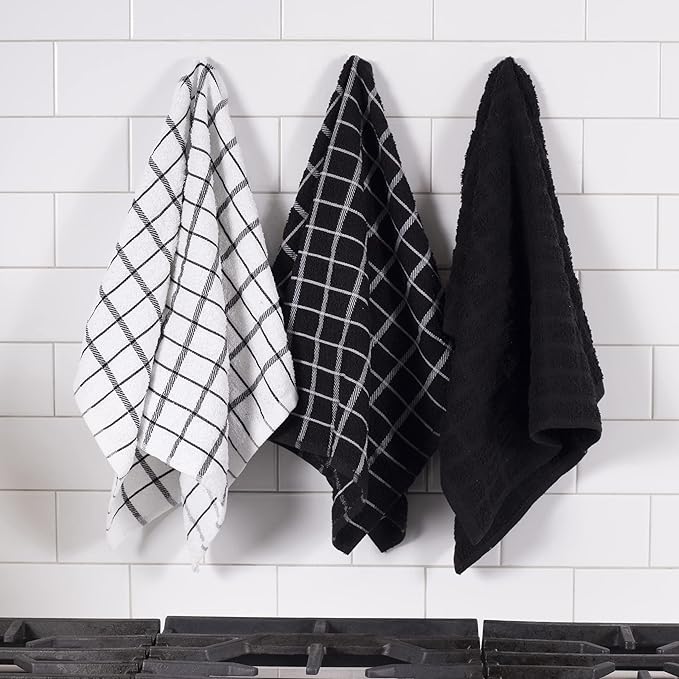 Ritz Premium 3-Pack Kitchen Towel & 6-Pack Dish Cloth Set