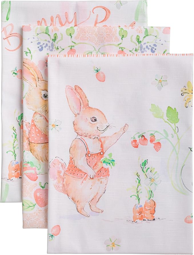 Maison d' Hermine Kitchen Towels Set of 3 100% Cotton 27.50" x 20" Reusable
