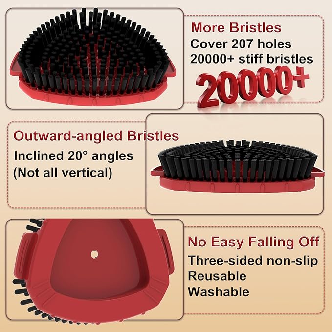 Aifacay 2-Pack Upgraded Scrub Brush Heads