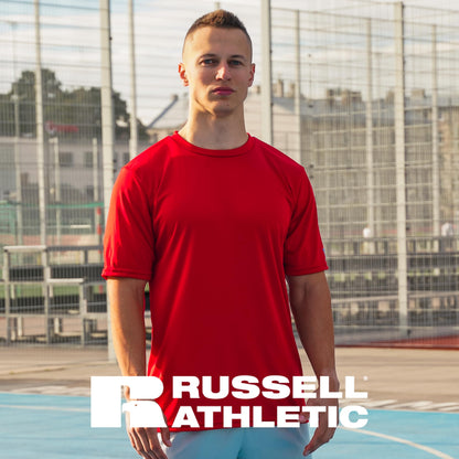 Russell Athletic Men's Short Sleeve Performance T-Shirt, Black, 3X-Large