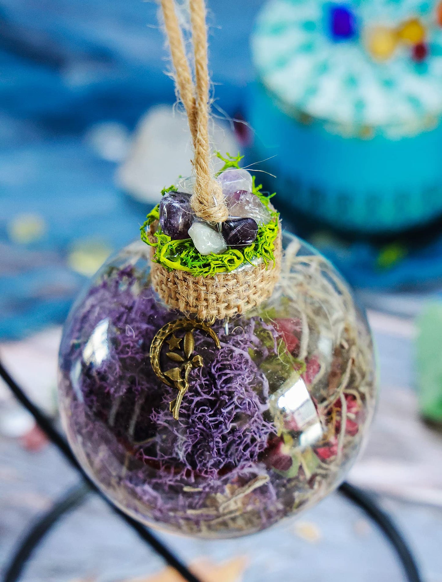 Witches Ball Divination Necromancy Protection Balls Altar Tools Goddess Spell Jar Collection Witches Blessing for Protection from Evil Banish Negative Energy Deflect Psychic Attacks