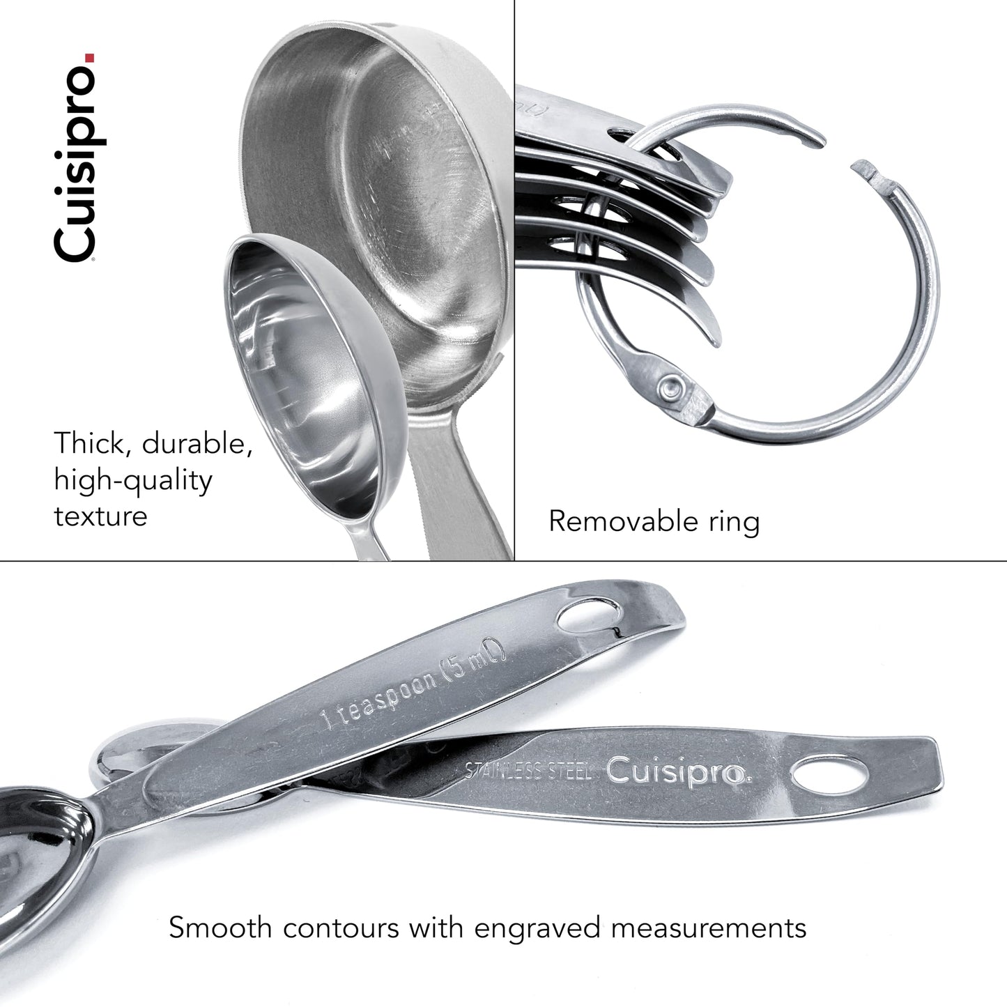 CUISIPRO Measuring Cup & Spoon Set SS