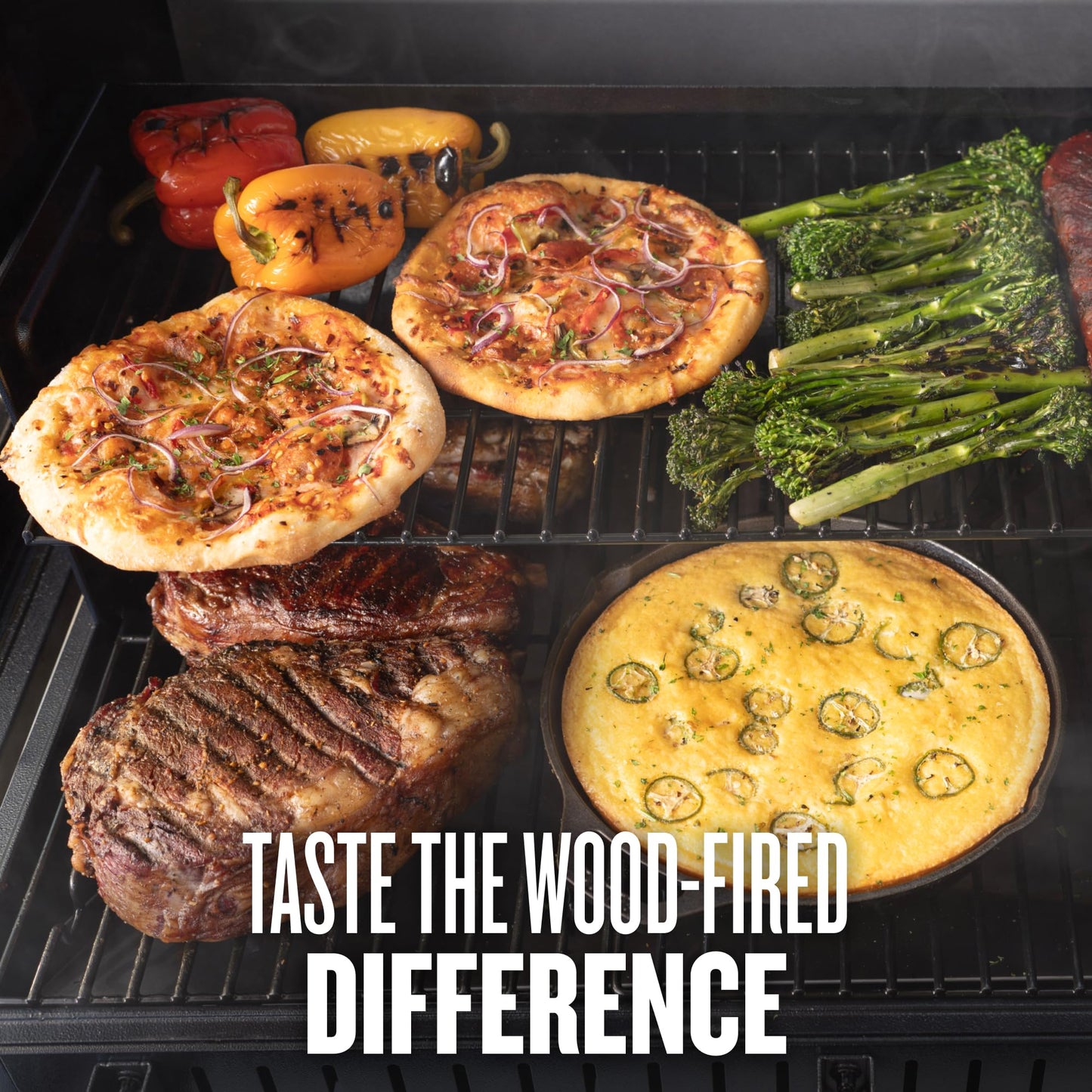 Traeger Woodridge Elite Electric Wood Pellet Grill and Smoker, 970 Sq. in., Side Sear Station, WiFIRE Technology, Super Smoke Mode, Outdoor Pellet Smoker Grill with Insulated Body, Black, TFC97XLH