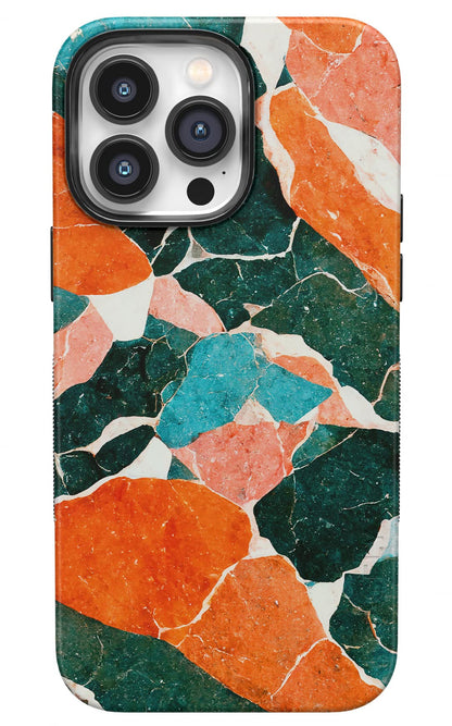 Casely iPhone 14 Pro Case | Opposites Attract | Day & Night Mountains | Compatible with MagSafe | Bold Protective Design