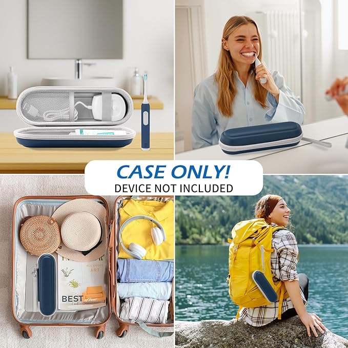 Toothbrush Travel Case for Oral B/Oral-B Pro 1000 1500 5000 7000 & Philips